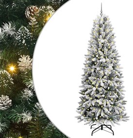 Árvore de Natal Artificial Branco 240 cm PVC