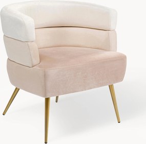 Poltrona em veludo Sandwich