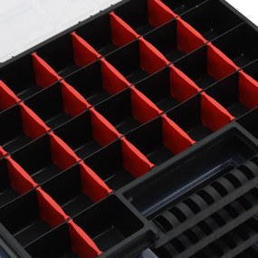 Caixas de arrumação 5 pcs polipropileno 40x30x5 cm