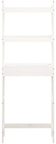 Toalheiro 63x26x171 cm madeira de pinho maciça branco
