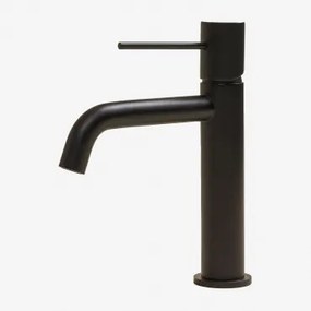 Torneira De Lavatório Em Latão Orveta Preto & ↑20 Cm - Sklum