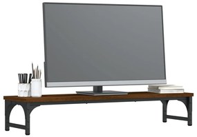 Suporte monitor 85x23x15,5 cm deriv. madeira carvalho castanho