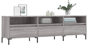 Móvel de TV 150x30x44,5 cm derivados de madeira cinzento sonoma