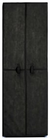 Sapateira 60x30x166 cm tecido preto