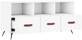 Móvel de TV 102x36x50 cm derivados de madeira branco
