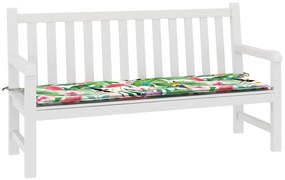 Almofadão p/ banco de jardim 150x50x4 cm tecido oxford multicor