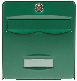 Caixa de correio Burg-Wachter   Verde Aço Galvanizado 36,5 x 28 x 31 cm