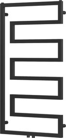Mexen Floryda radiador decorativo 1080 x 600 mm, 358 W, preto - W206-1080-600-00-70