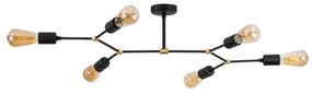 Candeeiro de Teto Sparrow – Preto – 95 x 48 cm