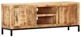 vidaXL Móvel de TV 118x30x45 cm madeira de mangueira maciça