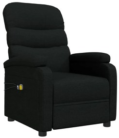 Poltrona de massagens elétrica tecido preto