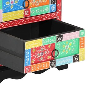 Criado-Mudo 2 pcs Multicolorido 40x35x45 cm Madeira de Engenharia
