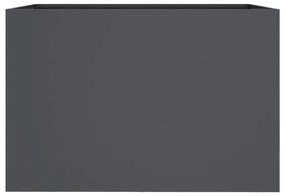 Vaso/floreira 62x47x46 cm aço antracite