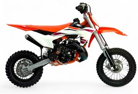 MINI MOTO PARA CRIANÇAS 50cc Roan 50XS 2 tempos 12/10"Laranja