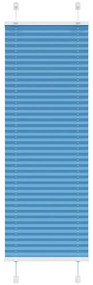 Plissado Cego Azul 40x150 cm Largura Tecido 39,4 cm Poliéster