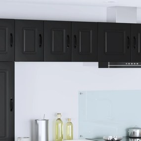 vidaXL Armário de Cozinha Kalmar 2 pcs Preto 30 x 31 x 40 cm
