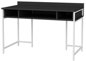 Secretária de Estudo Alma – Branco Antracite – 120x60x74.8 cm