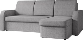 Sofá de canto Ingenos, Cama com arrumação, 210x153x85cm, 104.3 kg, Pernas: Plástico