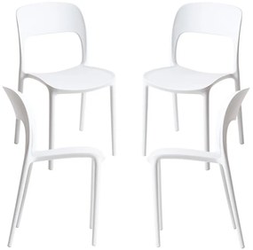 Pack 4 Cadeiras Inis - Branco