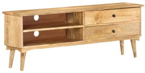 vidaXL Móvel de TV 140x30x50 cm madeira de mangueira maciça