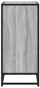 Aparador 62x35x76 cm derivados de madeira cinzento sonoma