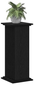 Suporte pra Plantas Preto Carvalho 33 x 33 x 80 cm - Madeira Reconstit