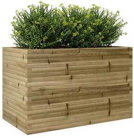 Vaso/floreira de jardim 110x60x68,5 madeira de pinho impregnada