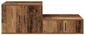 Armário de Armazenamento vidaXL Madeira Velha 103x41x40 cm Madeira Rep
