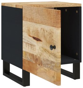 Mesas de cabeceira 2 pcs 40x33x46 cm madeira mangueira maciça