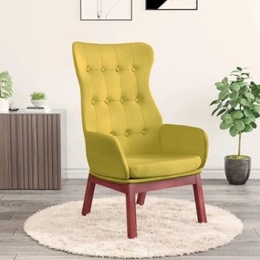 341273 vidaXL Cadeira de descanso tecido verde-claro