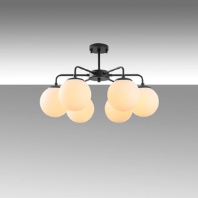 Candeeiro de Teto Viran – Preto e Branco – 56 x 56 x 43 cm