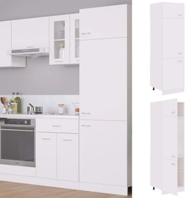 Armário para frigorífico “Lyon” 60x57x207cm branco