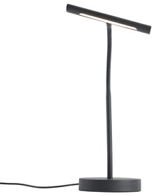 Candeeiro de mesa Art Deco preto incluindo LED - Tableau Art Deco