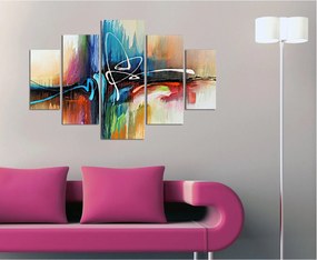 Decoração em MDF ST276 – Multicolor – 92 x 56 cm