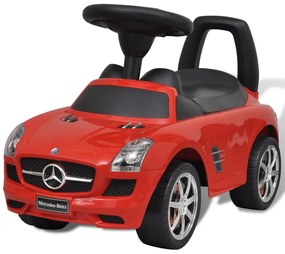 80088 vidaXL Carro de empurrar para crianças, vermelho Mercedes Benz