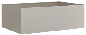 Floreira enferrujada 120x80x40 cm aço resistente