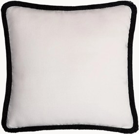 Almofada decorativa em veludo artesanal Happy