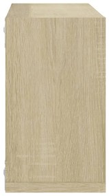 Prateleiras de parede em forma de cubo 2 pcs 26x15x26 cm sonoma