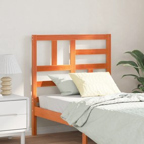 vidaXL Cabeceira de Cama com cabeceira Castanho-mel 80.5 x 4 x 104 cm