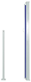 Toldo lateral retrátil 160 x 500 cm azul
