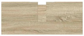 Armário p/ casa banho 80x33x60cm deriv. madeira carvalho sonoma