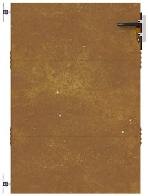 Portão de jardim 85x125 cm aço corten