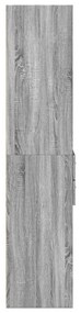 Armário alto 50x42,5x185 cm derivados de madeira cinza sonoma