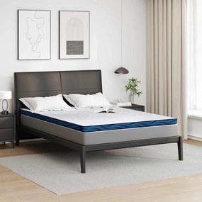 vidaXL Protetores de Colchão com porta Branco e Azul 140 x 190 cm