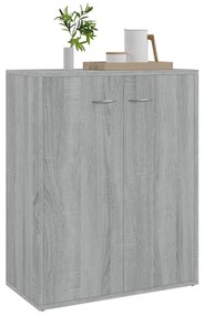 Aparador 60x30x75 cm derivados de madeira cinzento sonoma