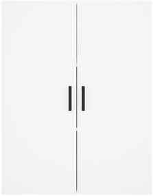 Armário alto 69,5x34x180 cm derivados de madeira branco