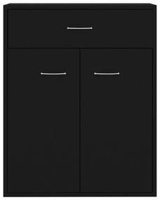Aparador 60x30x75 cm derivados de madeira preto