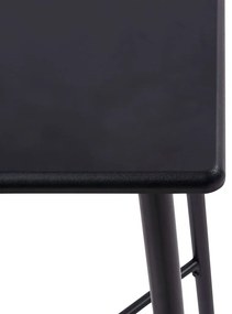 5 pcs conjunto de bar plástico preto