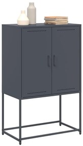 Aparador alto 68,5x38,5x107 cm aço antracite