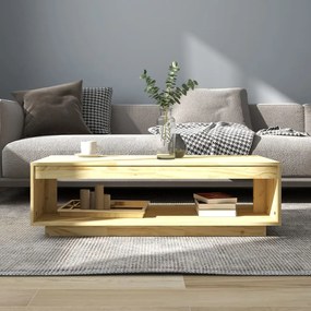 Mesa de centro 110x50x33,5 cm madeira de pinho maciça